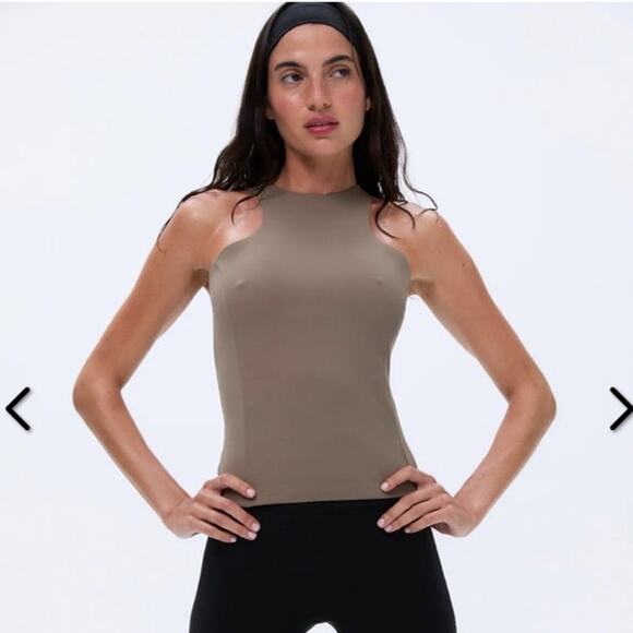 Adanola Tops - Adanola Ultimate Racerback Longline Top Tank S